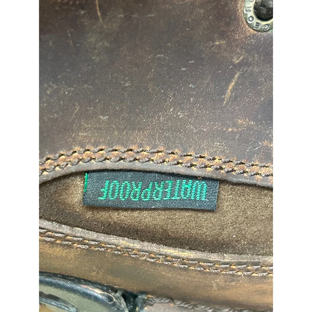 Georgia Boot Waterproof Work Boots Brown Leather EH ASTM F2892-18 Mens 8.5W